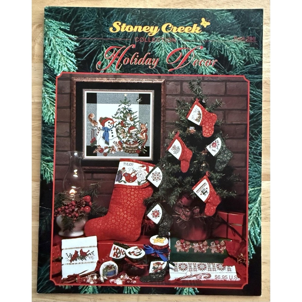 Stoney Creek Collection Holiday Decor Christmas Cross Stitch Pattern Booklet 206